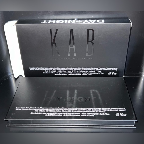 Kab Cosmetics Eye Shadow Palette- Day+Night. Shades, Colourful, Shiny, Neutral - Picture 4 of 7